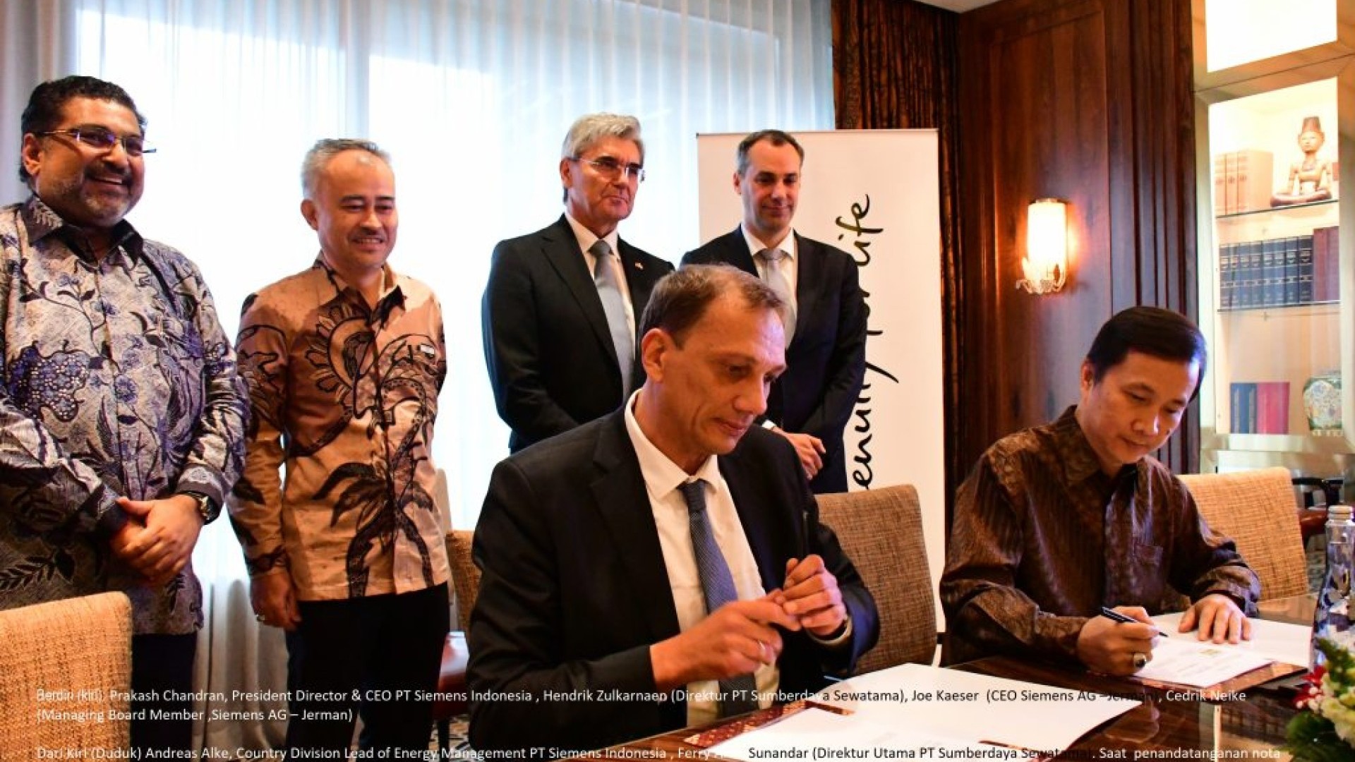 Sewatama and Siemens Indonesia Signed Joint Strategic Partnership in Digital Energy Services